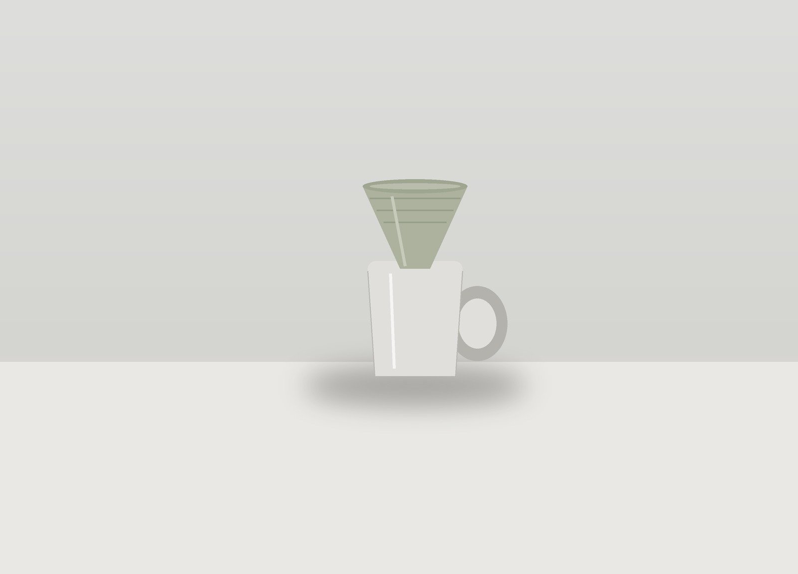Pour-over coffee brewing